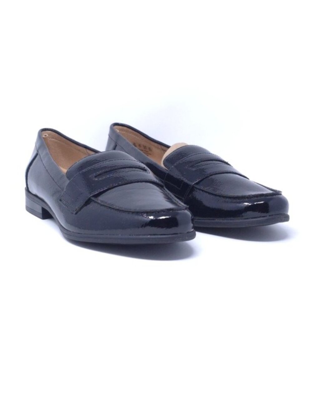 LifeStride Madison Black Loafer Flats 9.5W Faux Leather Comfy - Picture 2 of 9